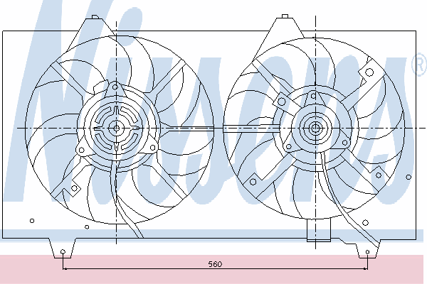 Fan, radiator 85222