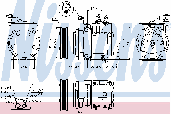 Compressor, airconditioning 89262