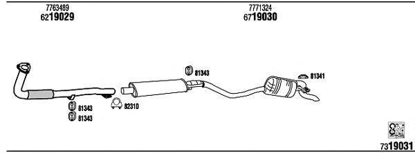 Exhaust System FI65007