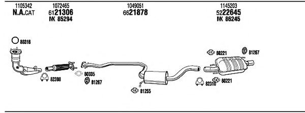 Exhaust System FO20330