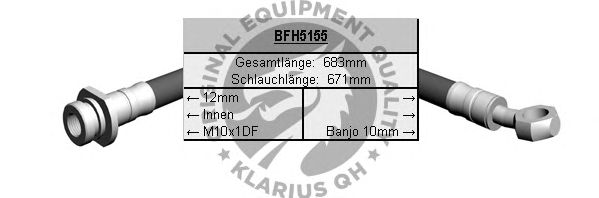 Тормозной шланг BFH5155
