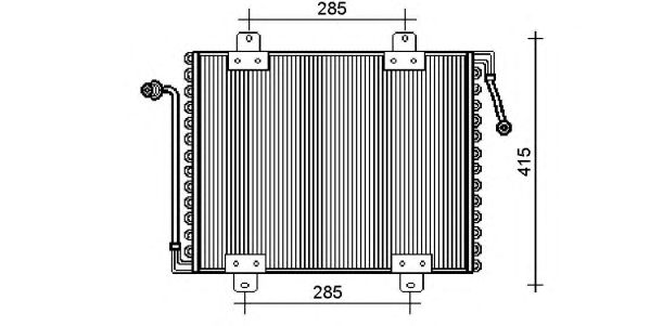 Condensator, airconditioning QCN50