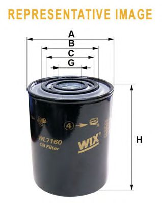Масляный фильтр WL7298