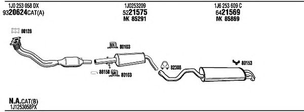 Exhaust System ADH05600C