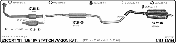 Exhaust System 525000070