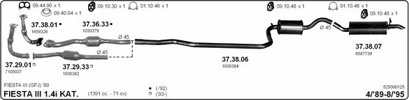 Exhaust System 525000125