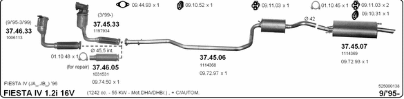 Exhaust System 525000138
