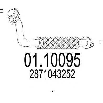 Exhaust Pipe 01.10095