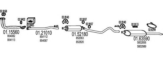 Exhaust System C250388005118