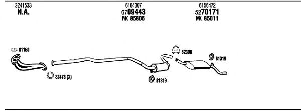 Exhaust System FO30890