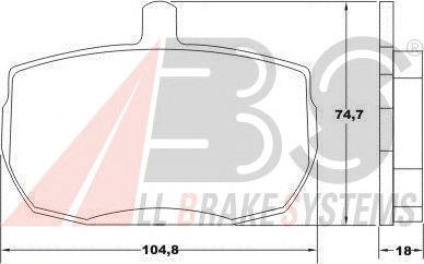 Brake Pad Set, disc brake 36124