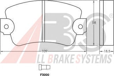Brake Pad Set, disc brake 36131
