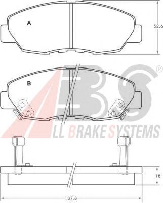 Brake Pad Set, disc brake 36722