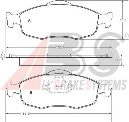 Brake Pad Set, disc brake 36809