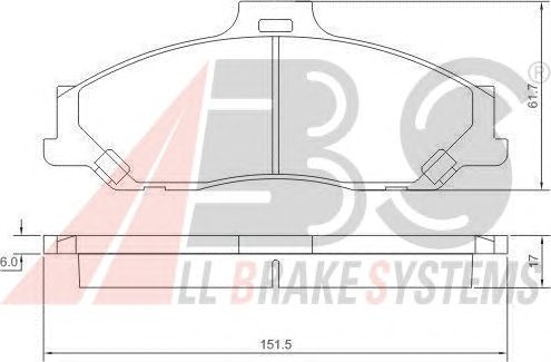 Brake Pad Set, disc brake 37193