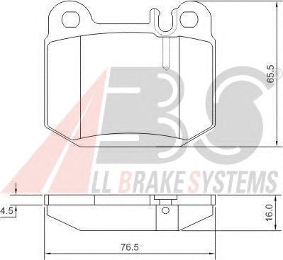 Brake Pad Set, disc brake 37194