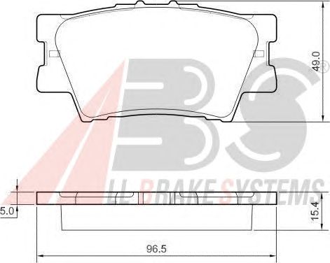 Brake Pad Set, disc brake 37545