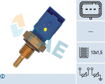Coolant Temperature Sensor; Sender Unit, coolant temperature 33795