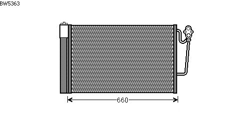 Condensador, ar condicionado BW5363