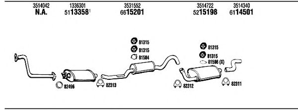 Exhaust System VO74034
