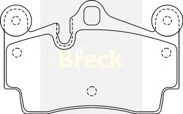Brake Pad Set, disc brake 20293 00