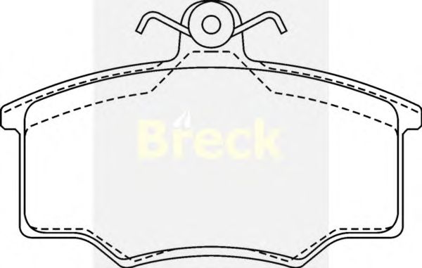 Brake Pad Set, disc brake 20574 10 701 00