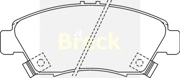 Brake Pad Set, disc brake 21697 00 C