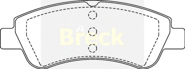 Brake Pad Set, disc brake 23599 00 701 00