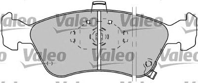 Brake Pad Set, disc brake 597304