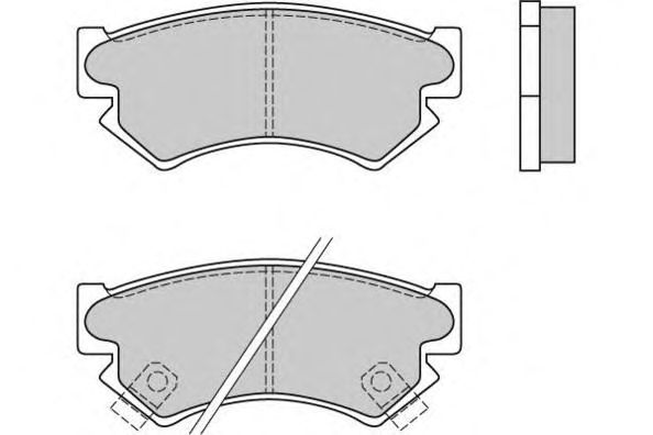 Brake Pad Set, disc brake 12-0534