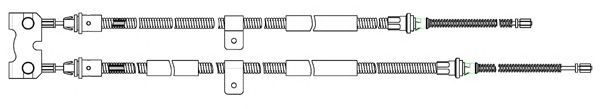Cable, parking brake FO02172