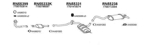 Exhaust System 550515