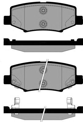 Brake Pad Set, disc brake PA1843