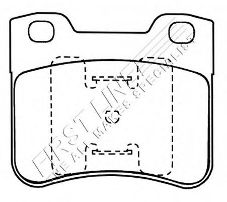 Brake Pad Set, disc brake FBP3150