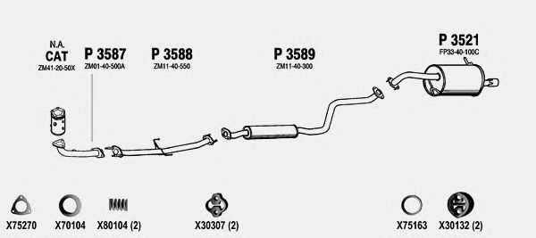 Exhaust System MA406