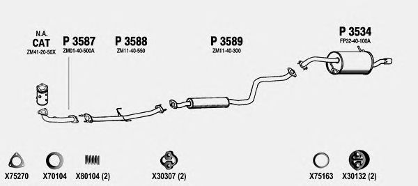 Exhaust System MA407