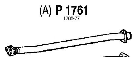 Eksosrør P1761