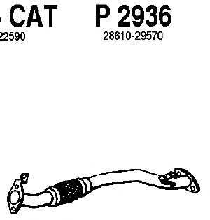 Exhaust Pipe P2936