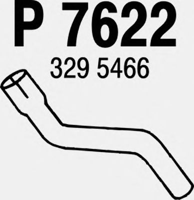 Exhaust Pipe P7622