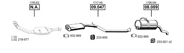 Exhaust System CI090295