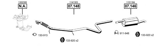Exhaust System FO071290
