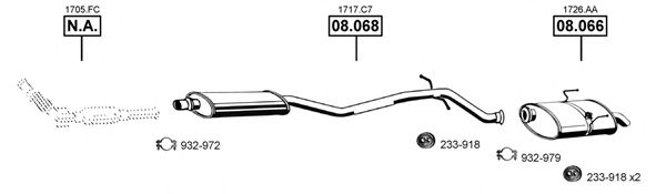 Exhaust System PE083525