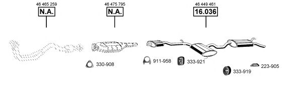 Exhaust System FI160105