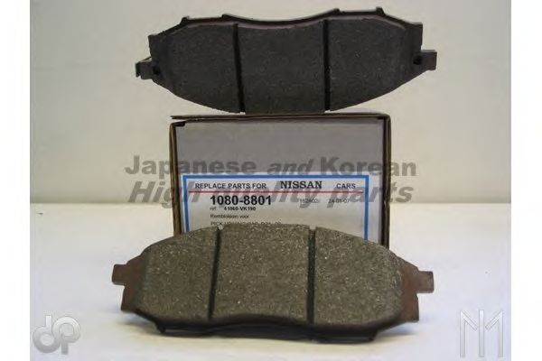 Brake Pad Set, disc brake 1080-8801