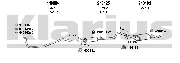 Exhaust System 390445E