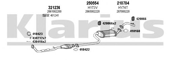 Exhaust System 450040E