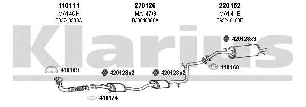 Exhaust System 570195E