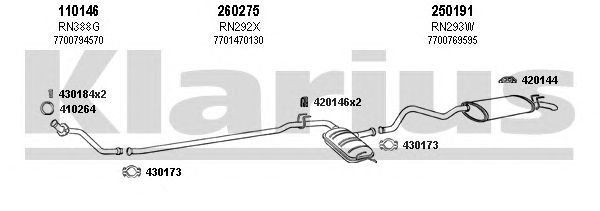 Exhaust System 720457E