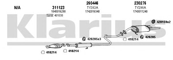 Exhaust System 900187E