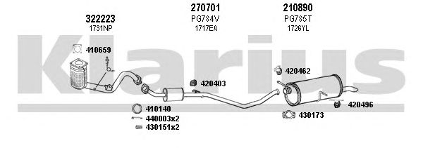 Exhaust System 631059E